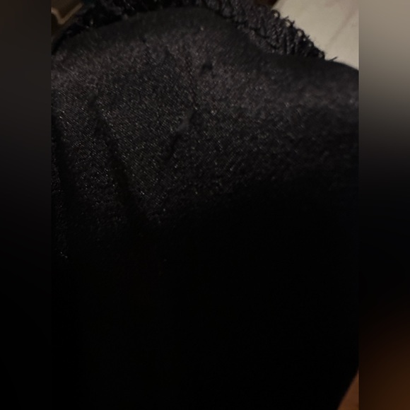 Built by Wendy - VINTAGE black, silk, deep v neck dress - Picture 6 of 6